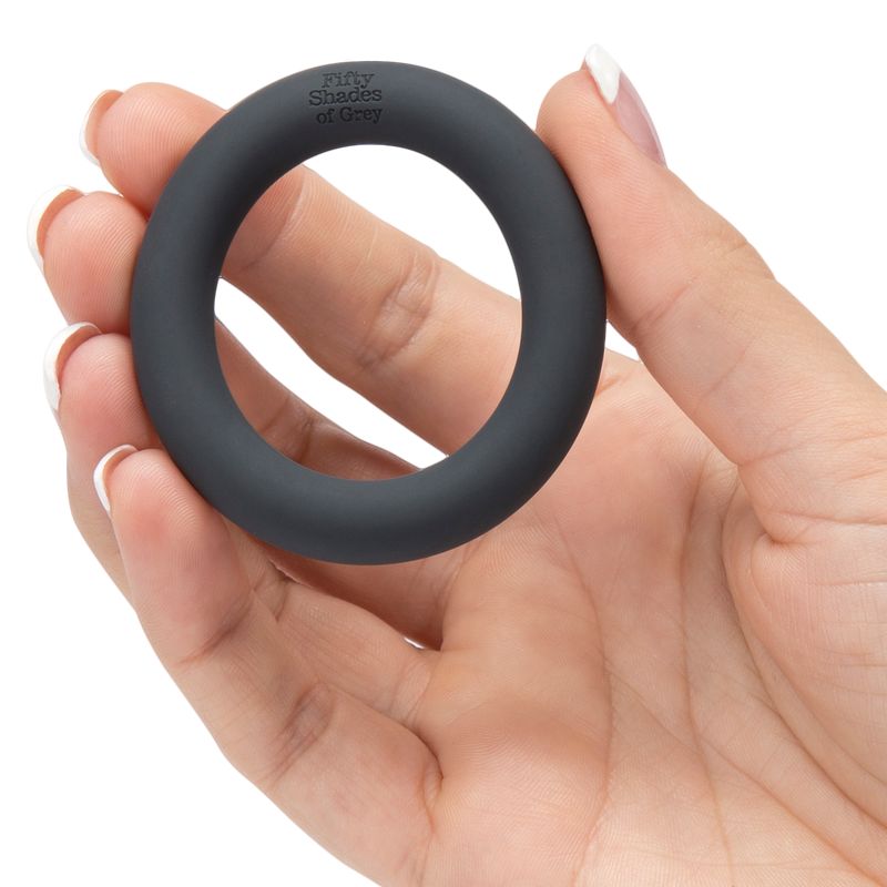 50 Shades of Grey Silicone Cock Ring flexible
