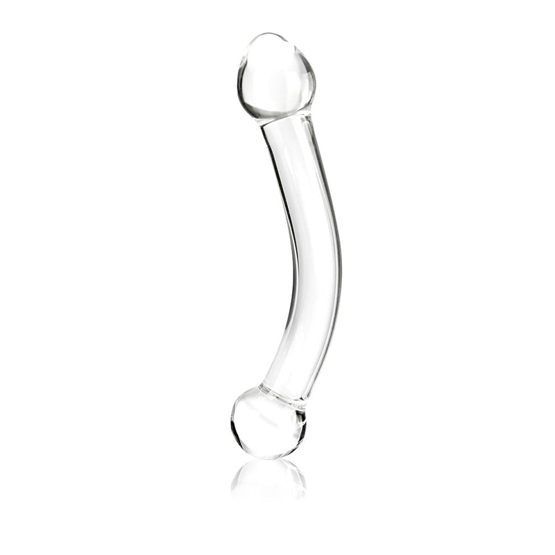 Glas Curved G Spot Stimulator Glass Dildo