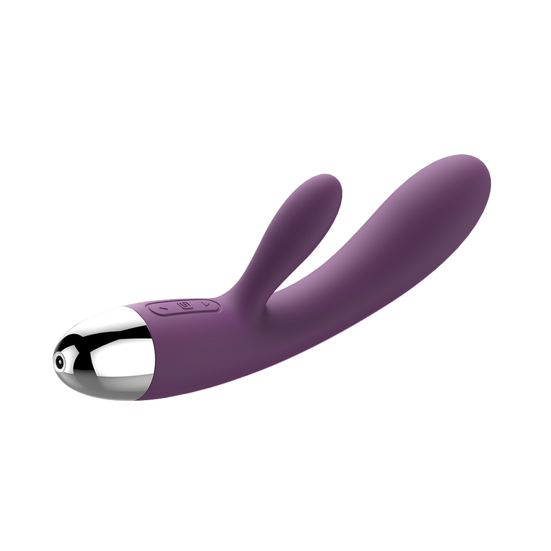 Rabbit Vibrator for Clitoris and G-Spot, Massager with Double-Motor: SVAKOM Alice