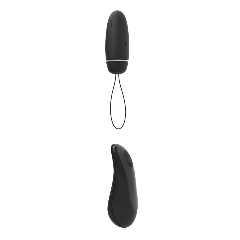 black Bnaughty Deluxe Unleashed Control Remote Bullet Vibrator