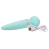 Wand Vibrator for Clitoris and G-Spot: SULTRY WAND MASSAGER TEAL