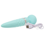 Wand Vibrator for Clitoris and G-Spot: SULTRY WAND MASSAGER TEAL