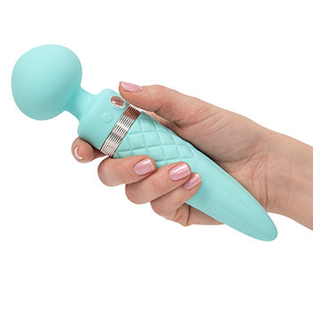 Wand Vibrator for Clitoris and G-Spot: SULTRY WAND MASSAGER TEAL