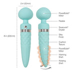 Wand Vibrator for Clitoris and G-Spot: SULTRY WAND MASSAGER TEAL