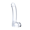 Glas Realistic Curved Glass G-Spot Dildo