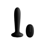 Wearable G-spot & Anal Remote-Controlled Long-bullet Warming Vibrator