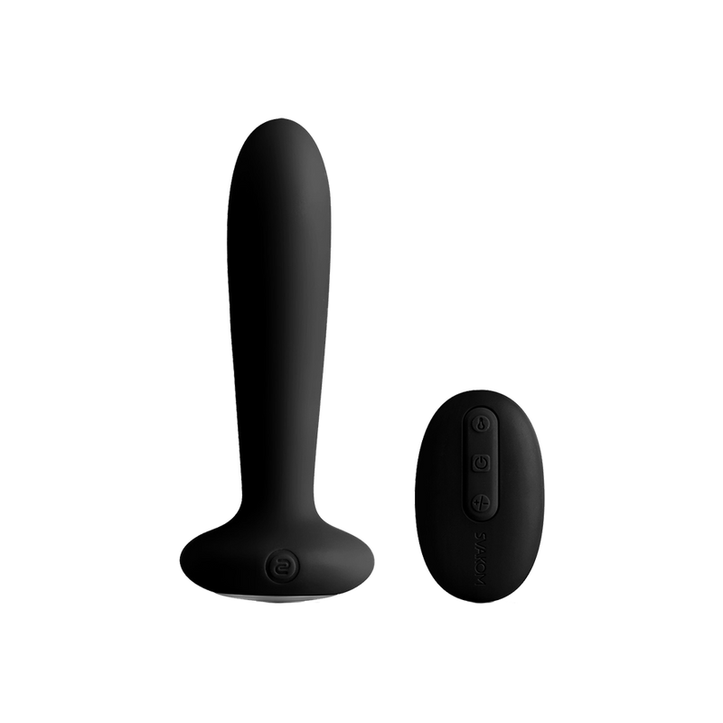 Wearable G-spot & Anal Remote-Controlled Long-bullet Warming Vibrator