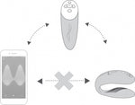 App-controlled We-vibe Chorus couple vibrator