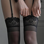 From Paris with Love - Lace Detail Hold Ups
